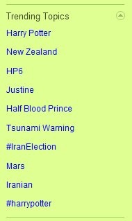 Trending_15July2009